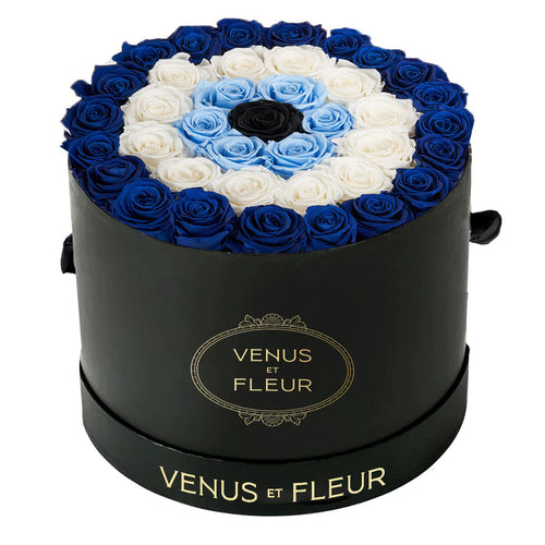 Evil Eye Symbol in Large Round Box