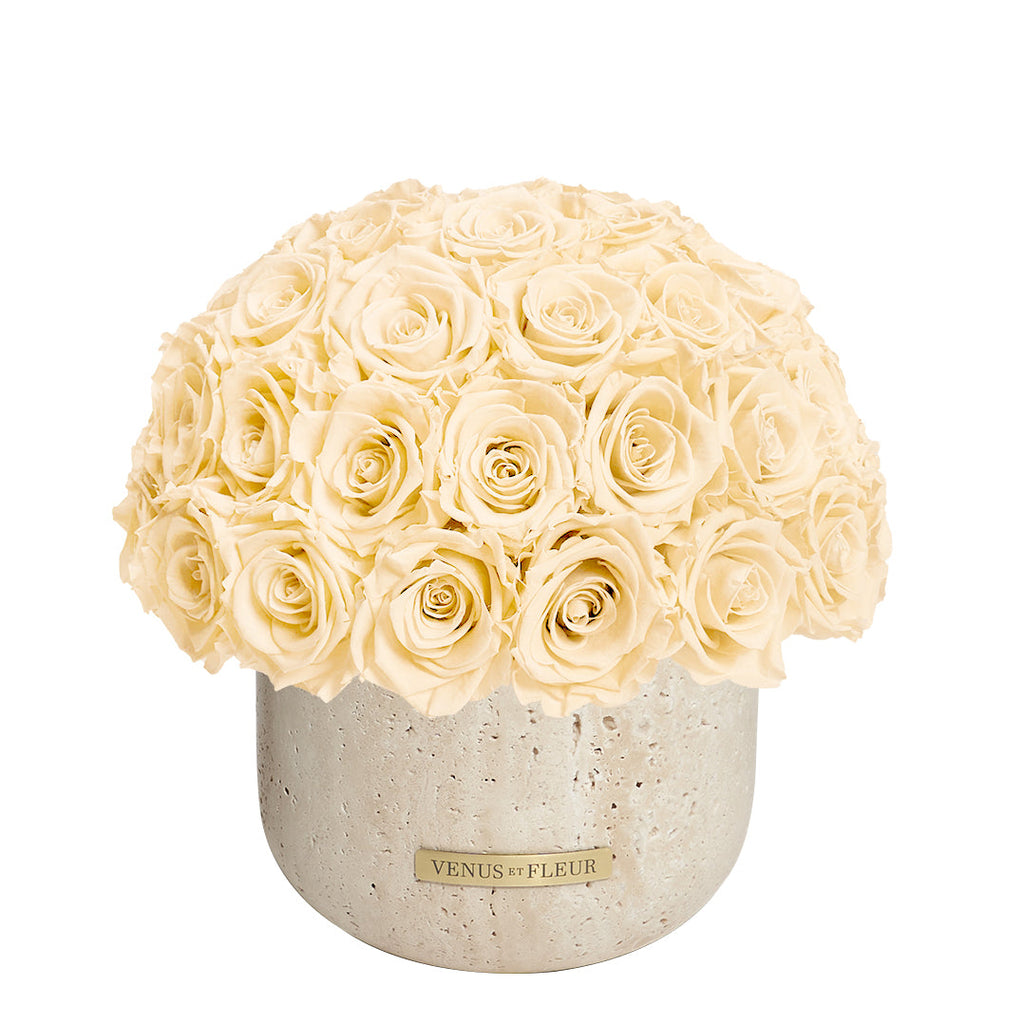 Terre Travertine Vase