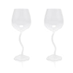 Floral Wine Glasses