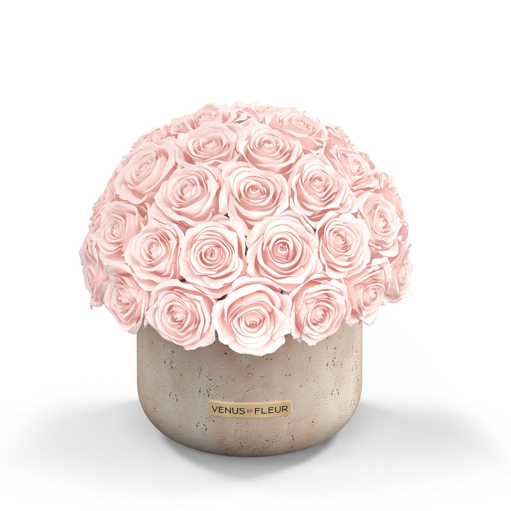 Terre Travertine Vase