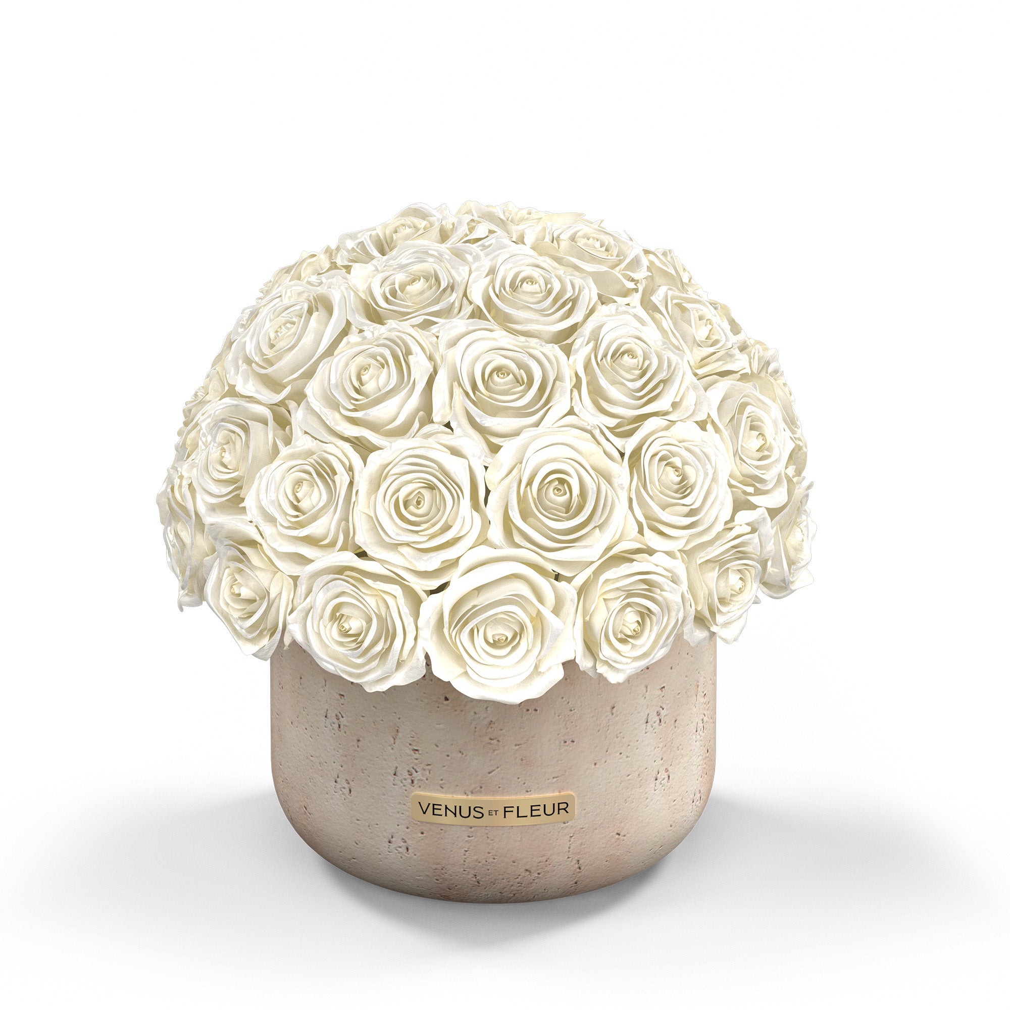 Terre Travertine Vase